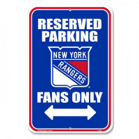 STREET SIGN - PARKING SIGN - NHL - NEW-YORK RANGERS 